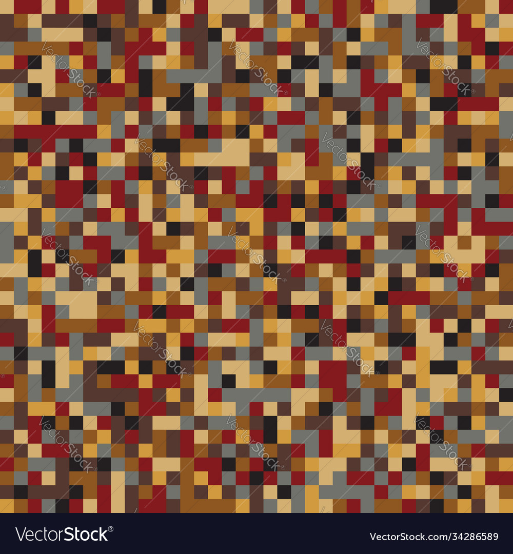 Random Pixel Blocks Color Pattern