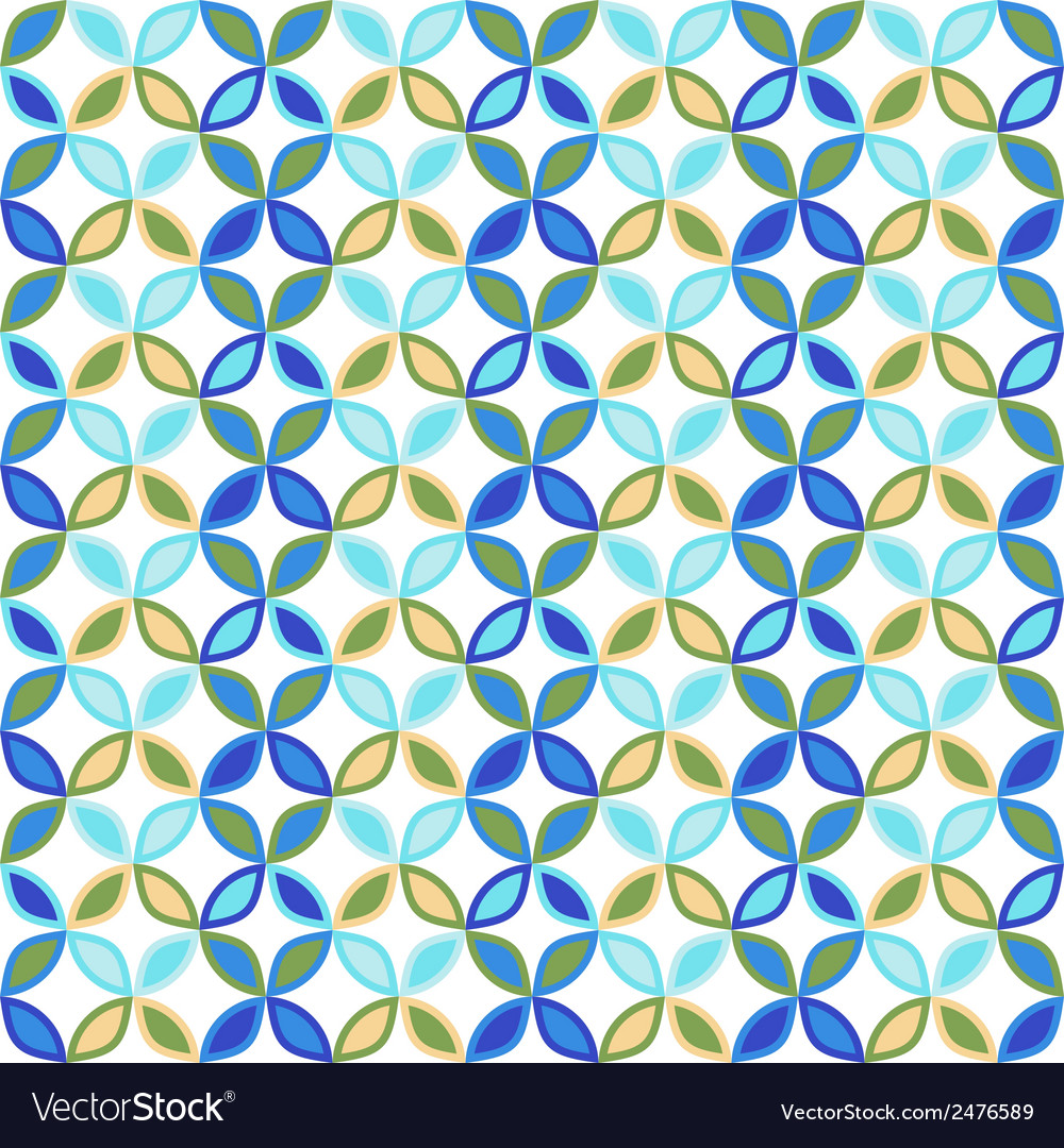 Seamless bright geometric circle pattern