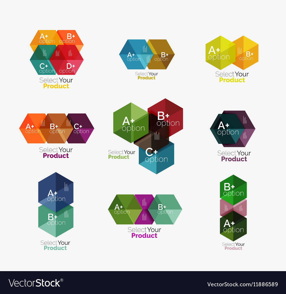 abstrakte geometrische hexagon Design