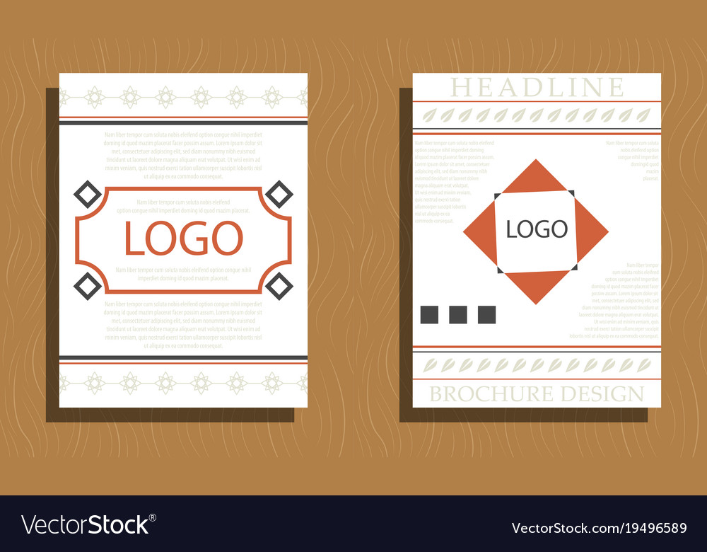 Set of layout background for art template