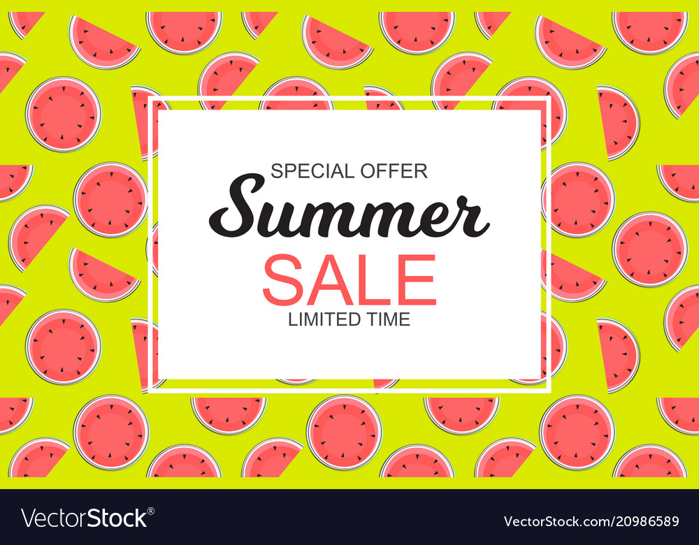 Summer sale concept