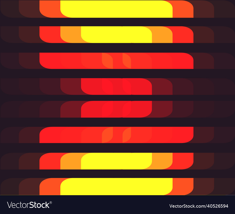Background with horizontal color cells vector image Background with horizontal color cells
