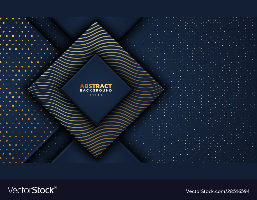 Dark abstract background with overlap layers vector image Dark abstract background with overlap layers