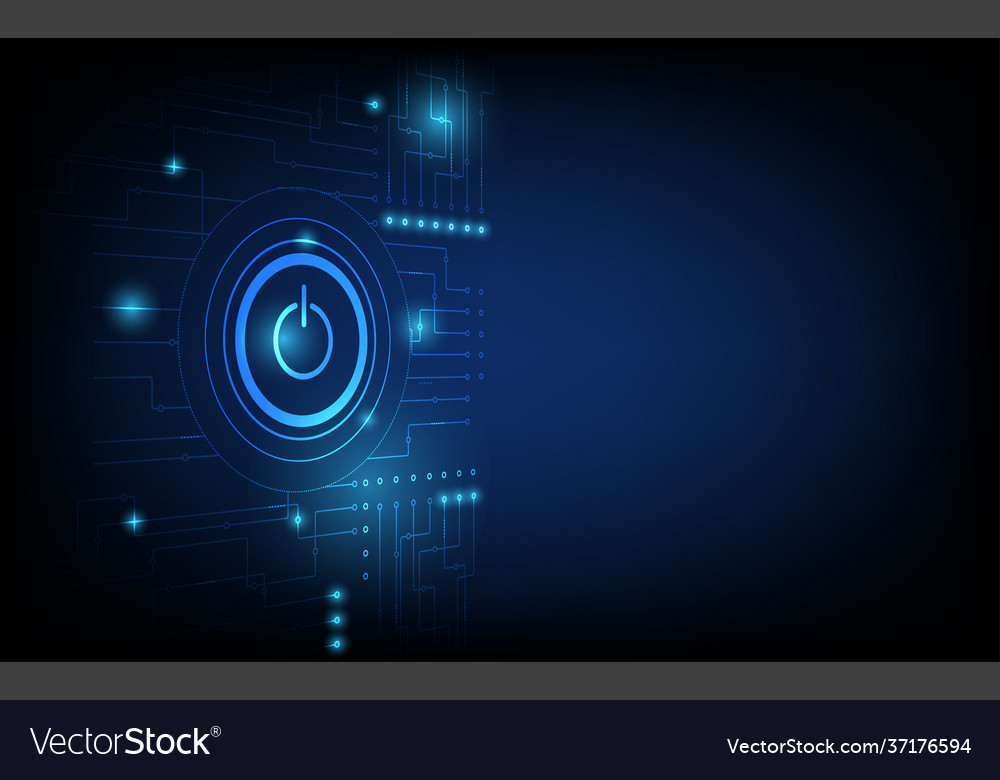 Power Button Technologie Hintergrund