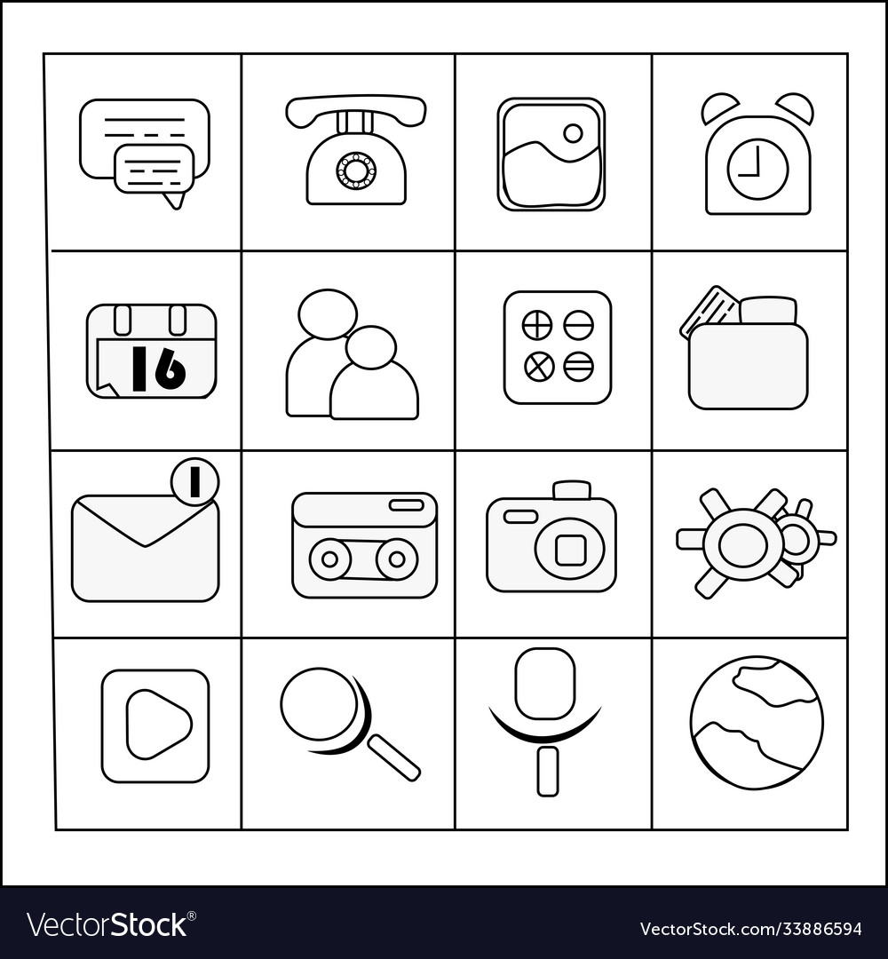 Set icons for interface lines