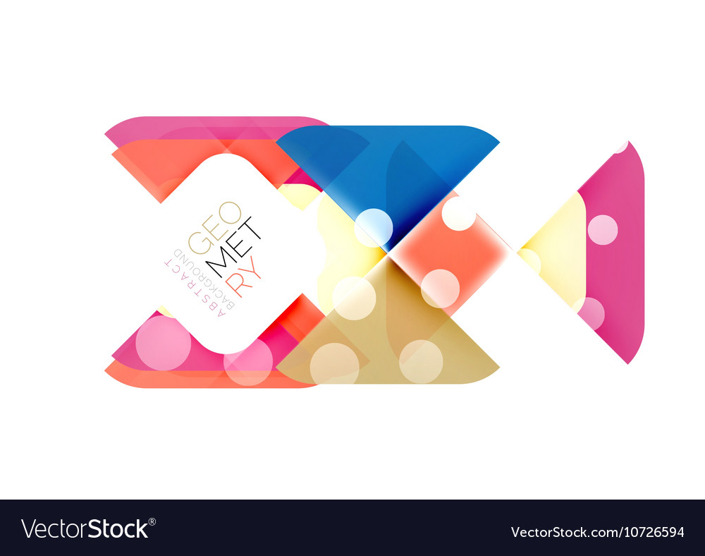 Square and triangle pattern background