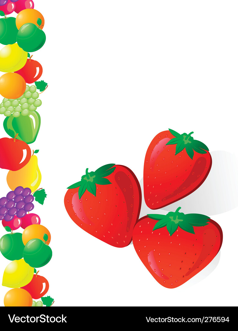 Strawberry Royalty Free Vector Image - VectorStock