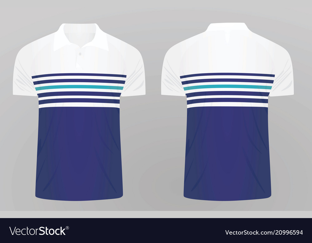 blue striped polo t shirt
