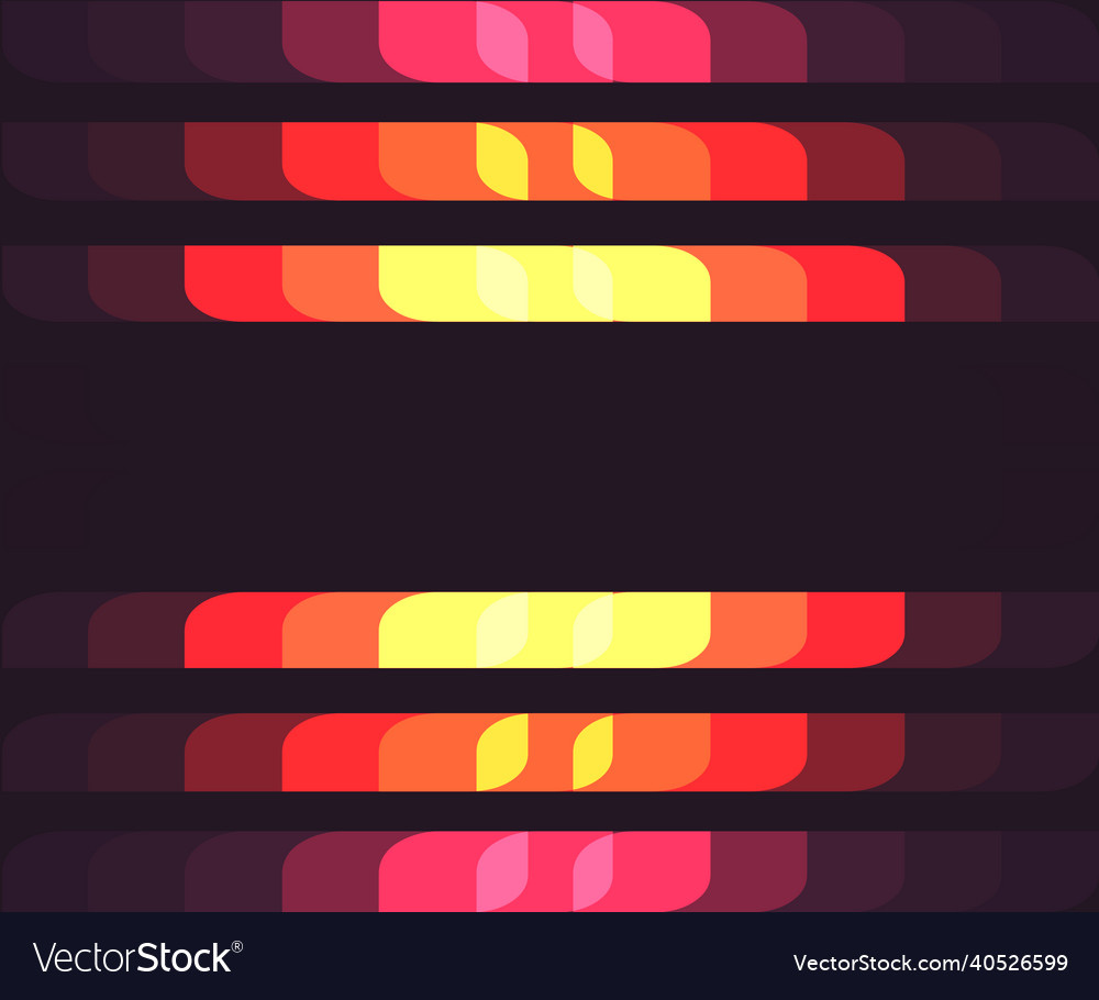 Background with horizontal color cells vector image Background with horizontal color cells
