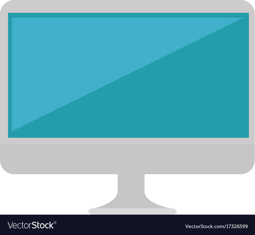 Computer display isolated icon