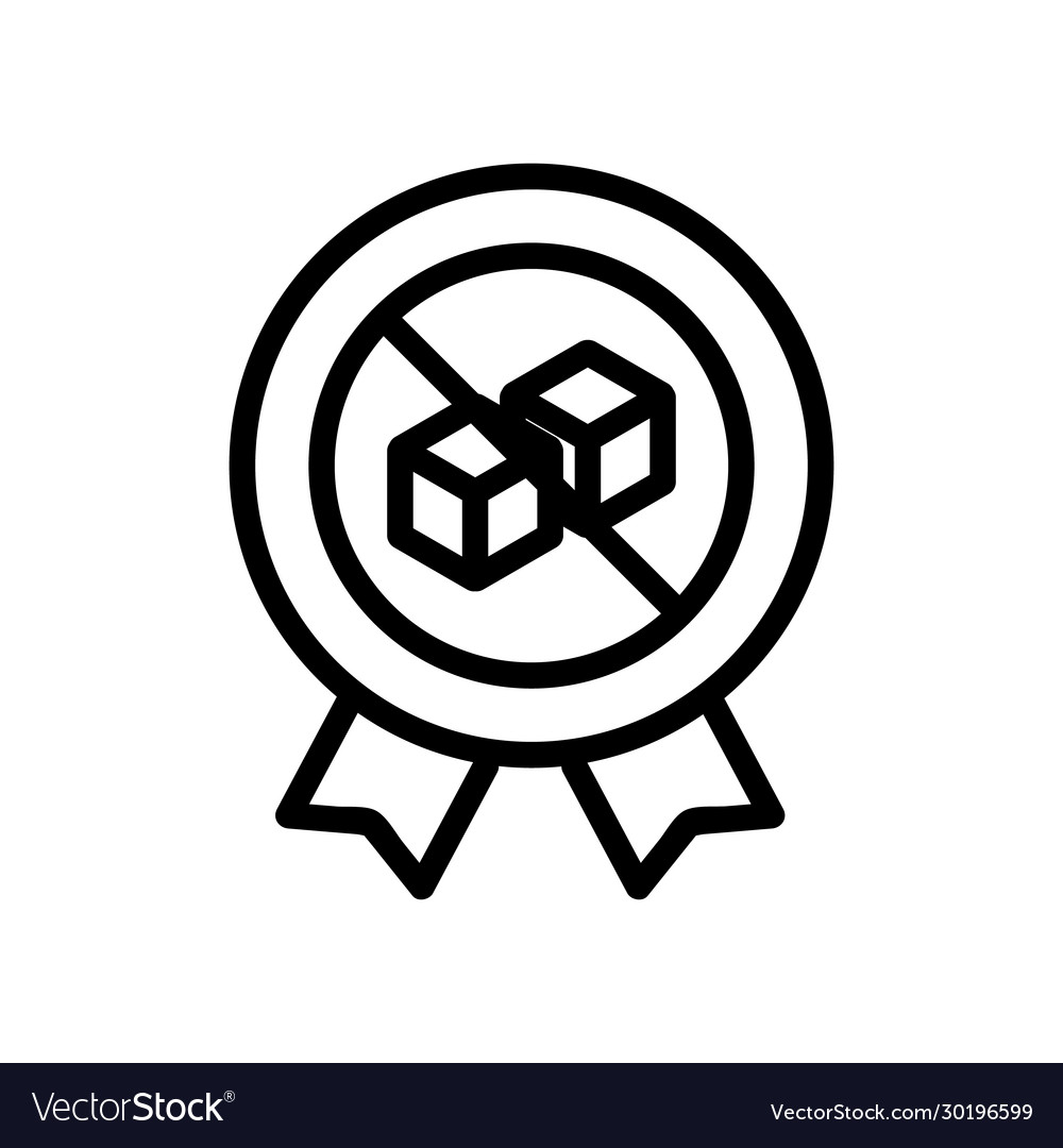 Harmful значок. No additions icon.