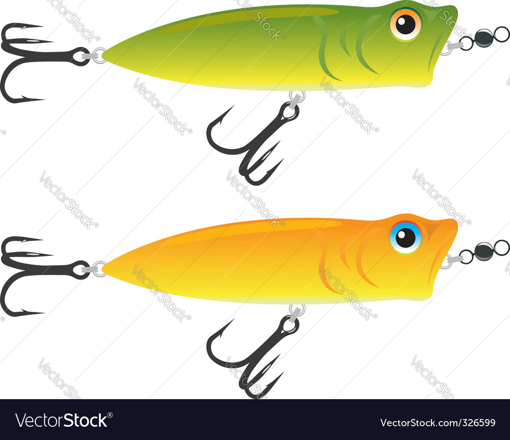 Download Fishing bait Royalty Free Vector Image - VectorStock