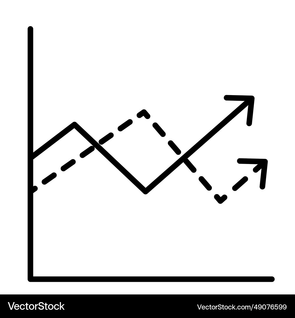 Graph icon Royalty Free Vector Image - VectorStock