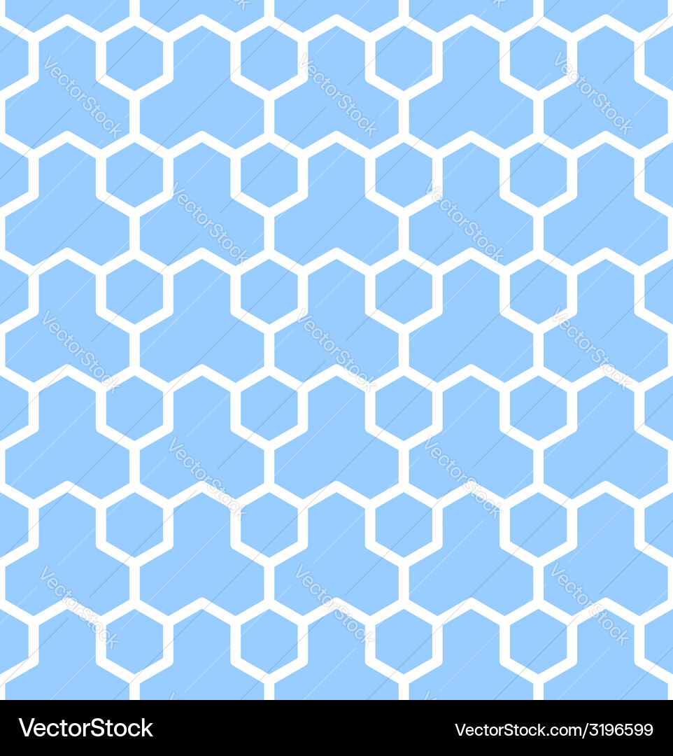 Seamless hexagons pattern Royalty Free Vector Image