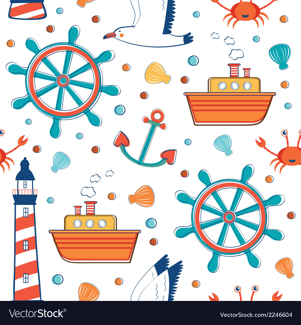 Colorful Seashell Pattern