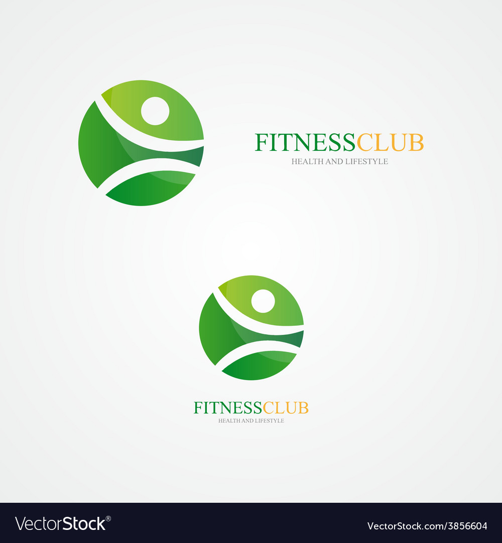 Fitness design logo Royalty Free Vector Image - VectorStock