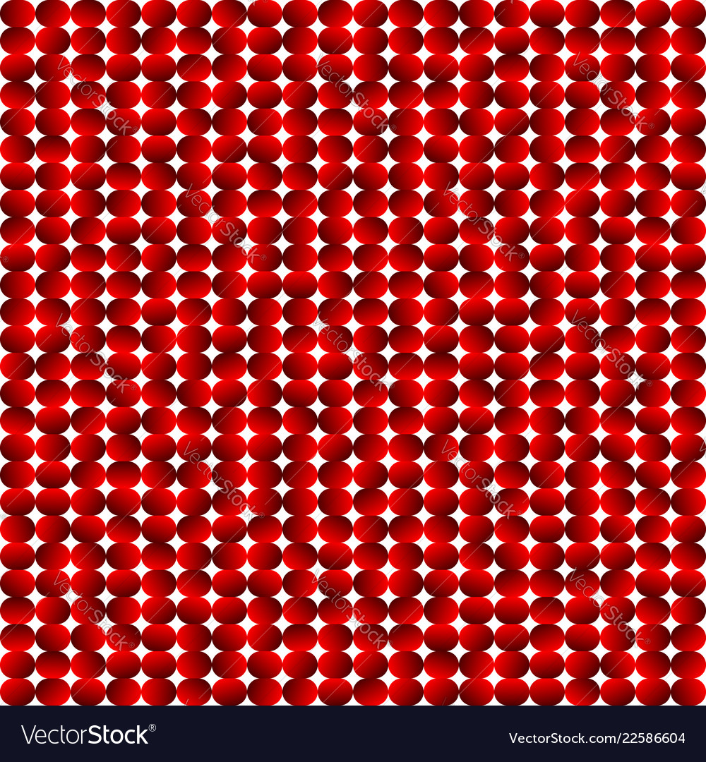 Mosaic of circle oval shapes w random gradient