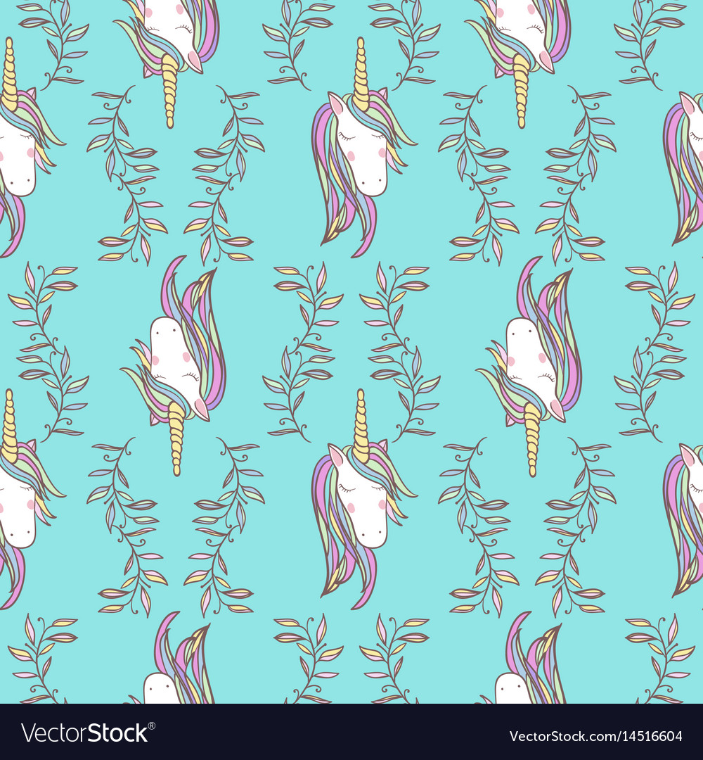 Rainbow Unicorn Pattern