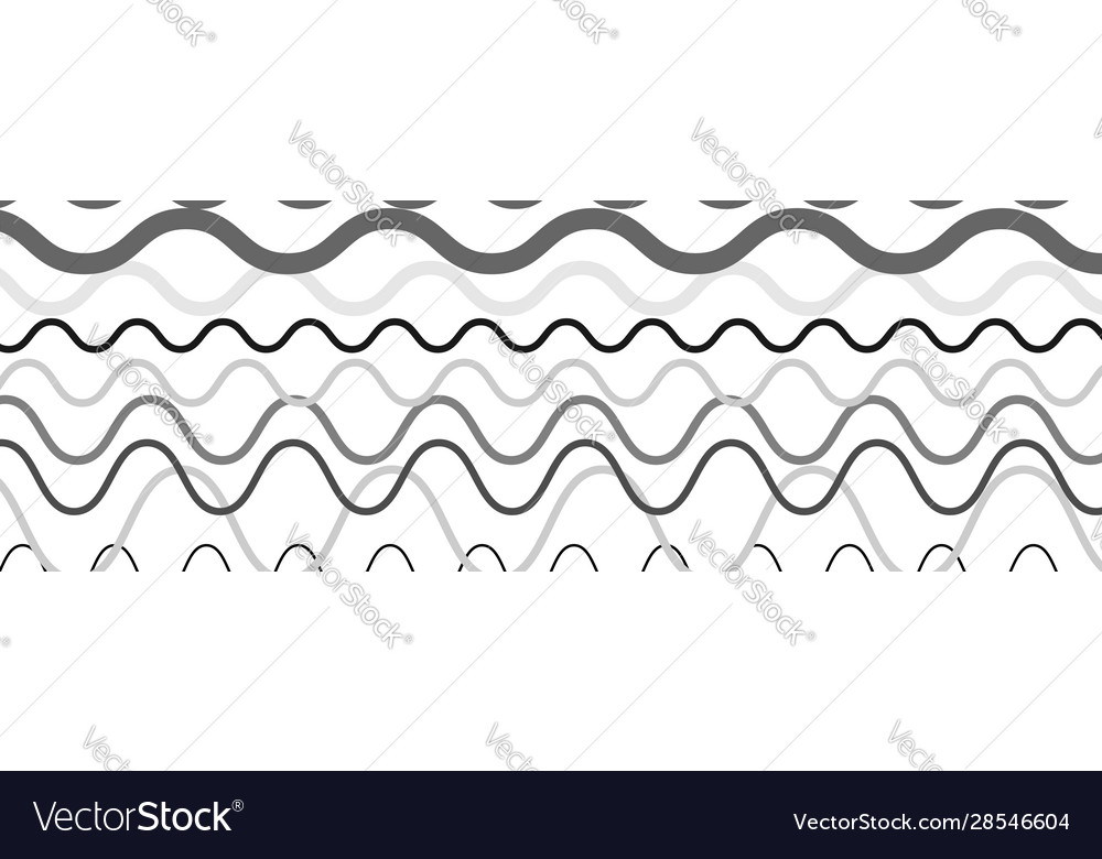 Random wavy zig-zag lines abstract art texture