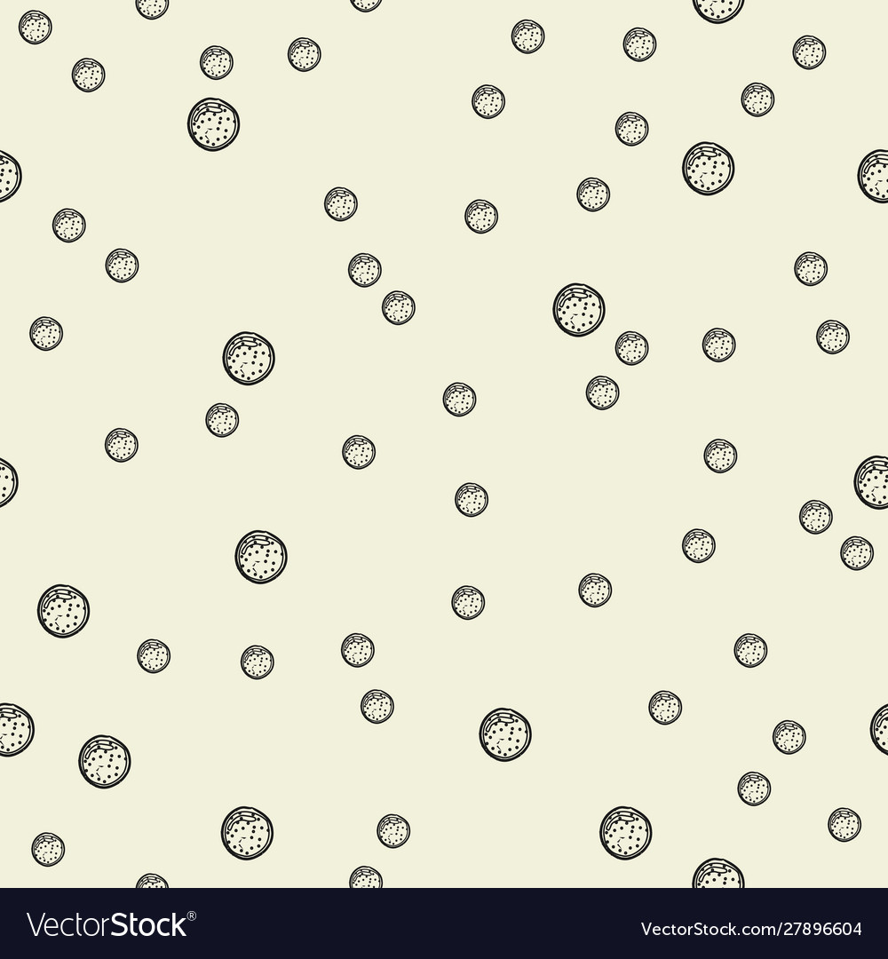 Seamless pattern with colorful balls scandinavian vector image Seamless pattern with colorful balls scandinavian