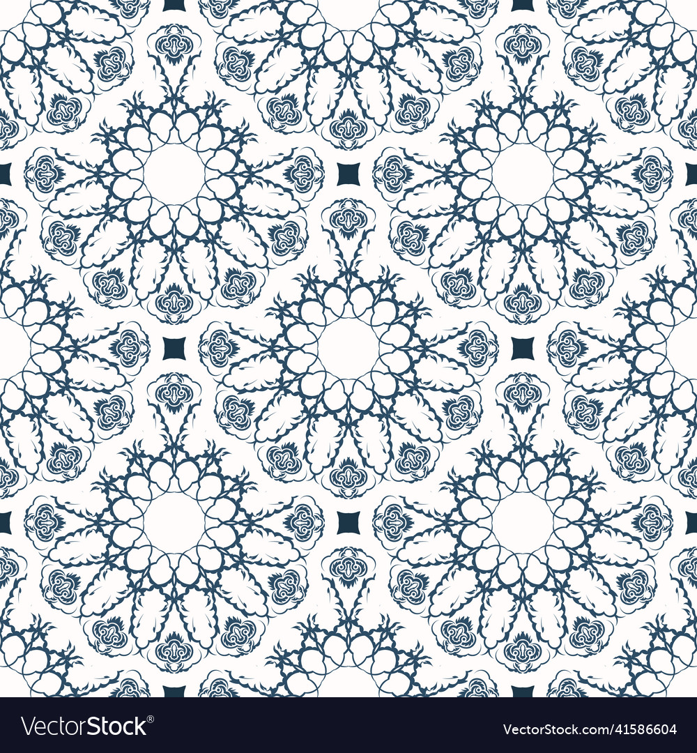 Seamless pattern with retro patterns background