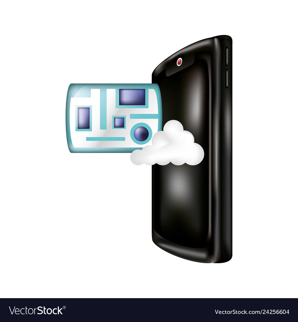 Smartphone with cloud computing and map