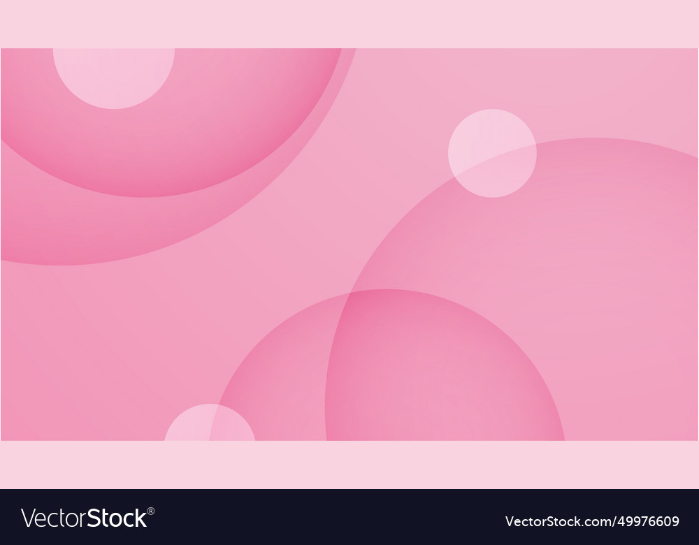 Abstract soft pink background with bubble bokeh Vector Image Abstract soft pink background with bubble bokeh
