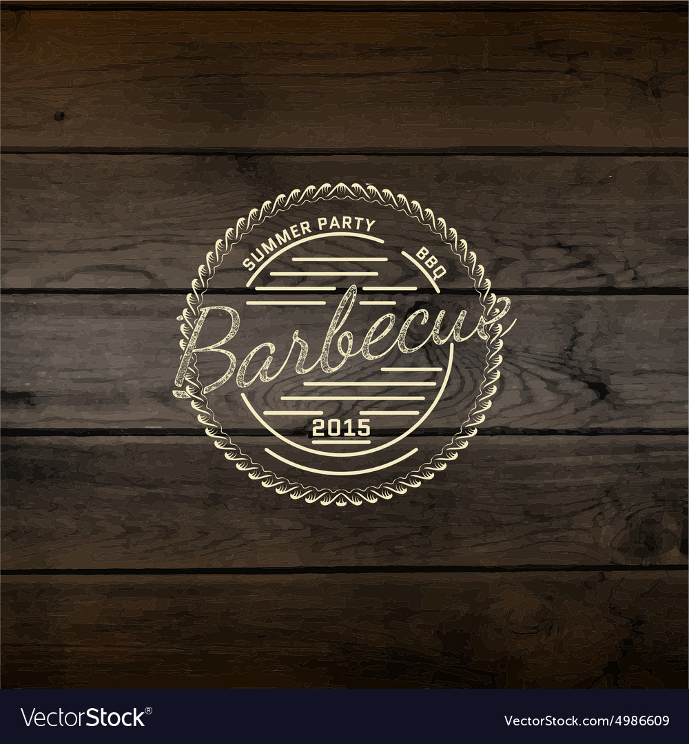 Bbq Badges Logos And Labels For Any Use Royalty Free Vector