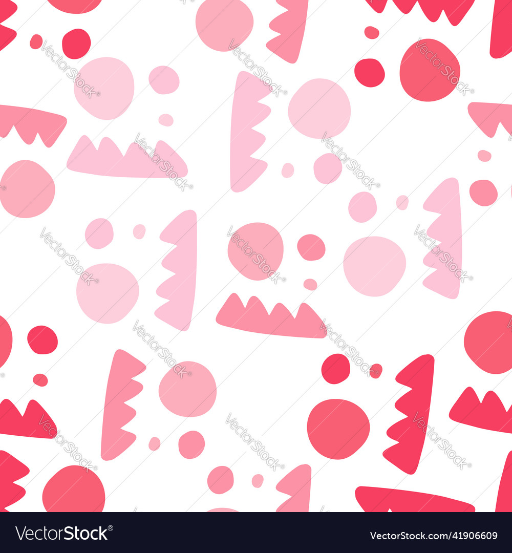 Creative shape seamless pattern various