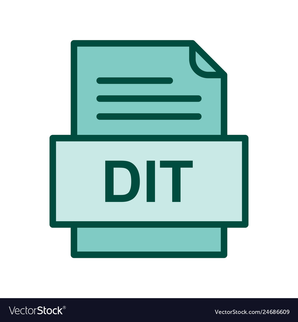 Dit file document icon