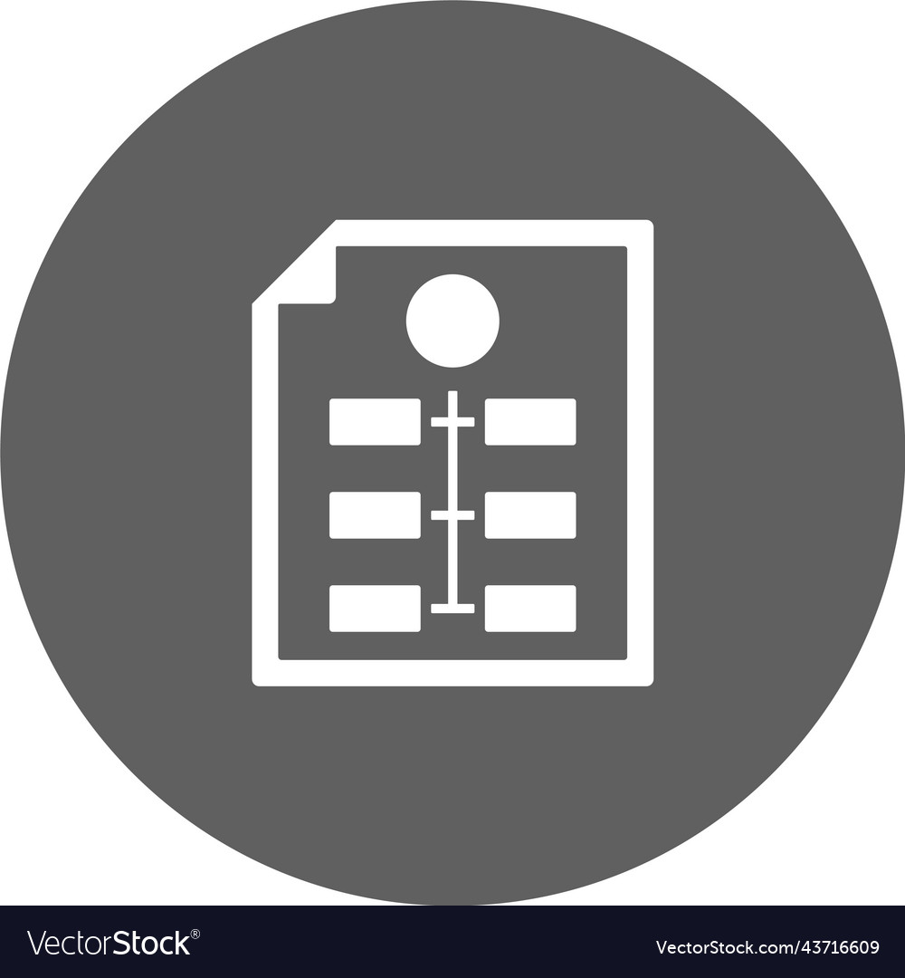 Flowchart workflow analytics icon gray graphics