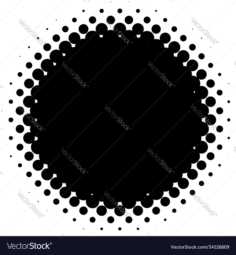 Halftone pattern texture circles dots screentone vector image Halftone pattern texture circles dots screentone