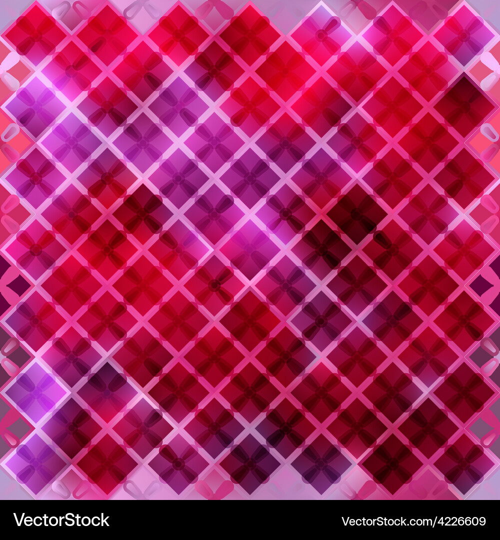 Seamless pink pattern squares Royalty Free Vector Image