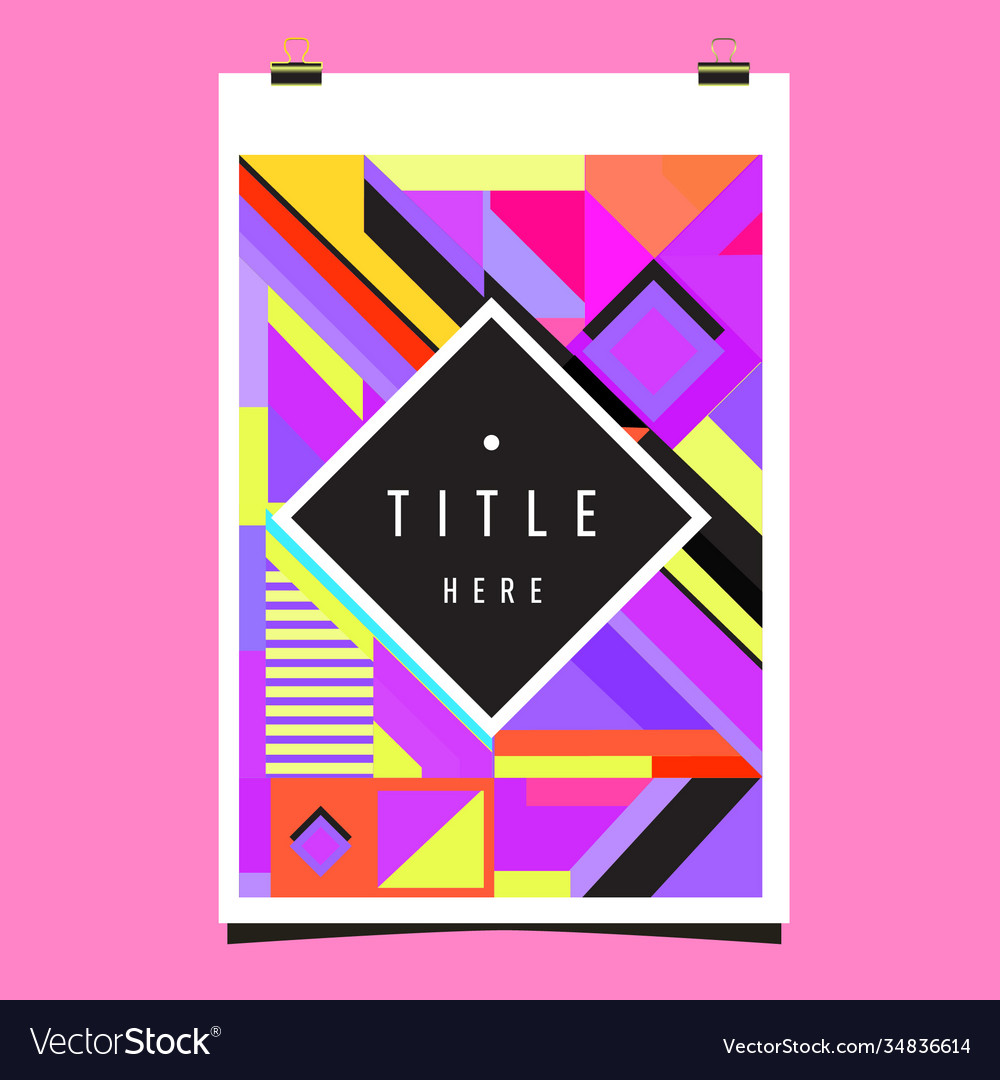 Abstract colorful geometric pattern background
