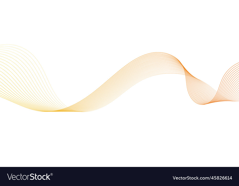 Abstract colorful wave element for design vector image Abstract colorful wave element for design