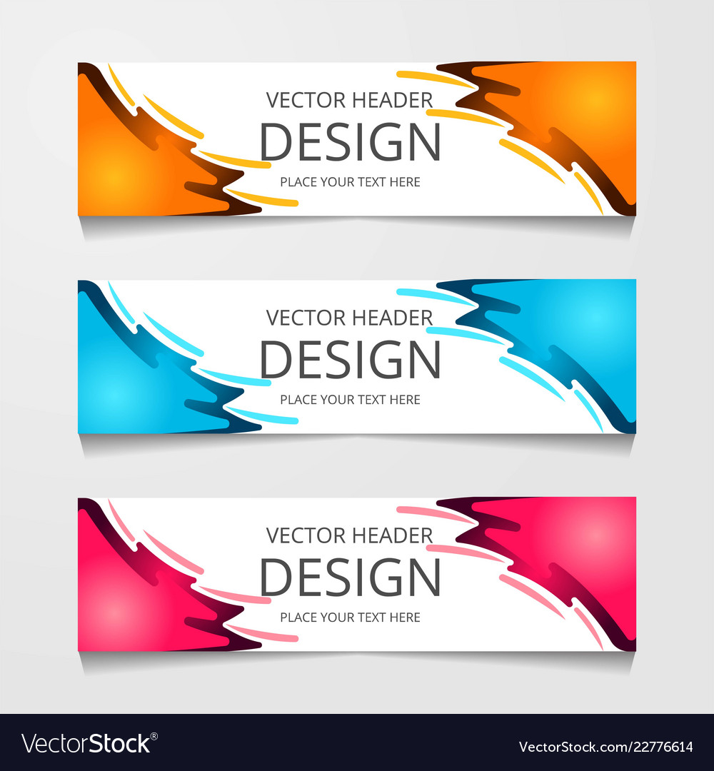 Abstract Geometric Design Banner Web Template Vector Image