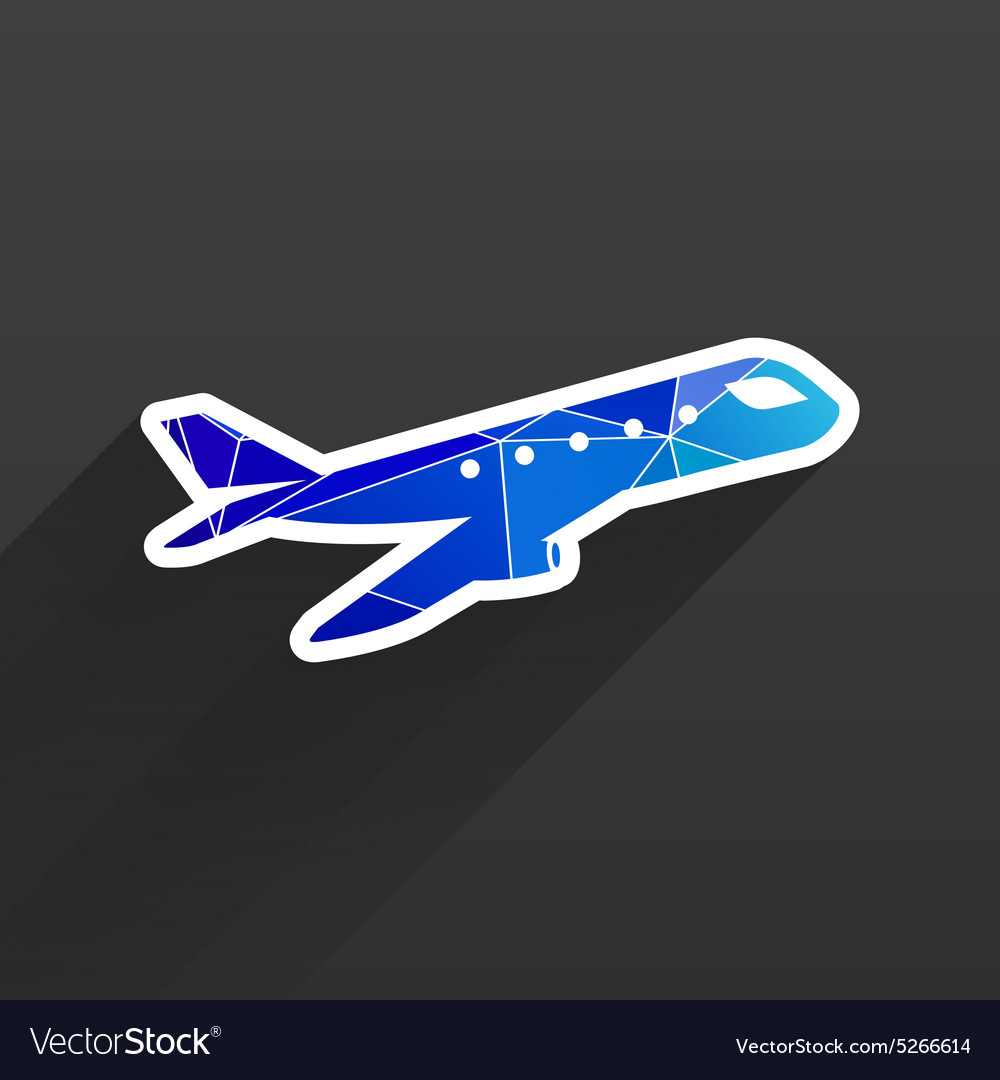 Airplane plane symbol travel icon