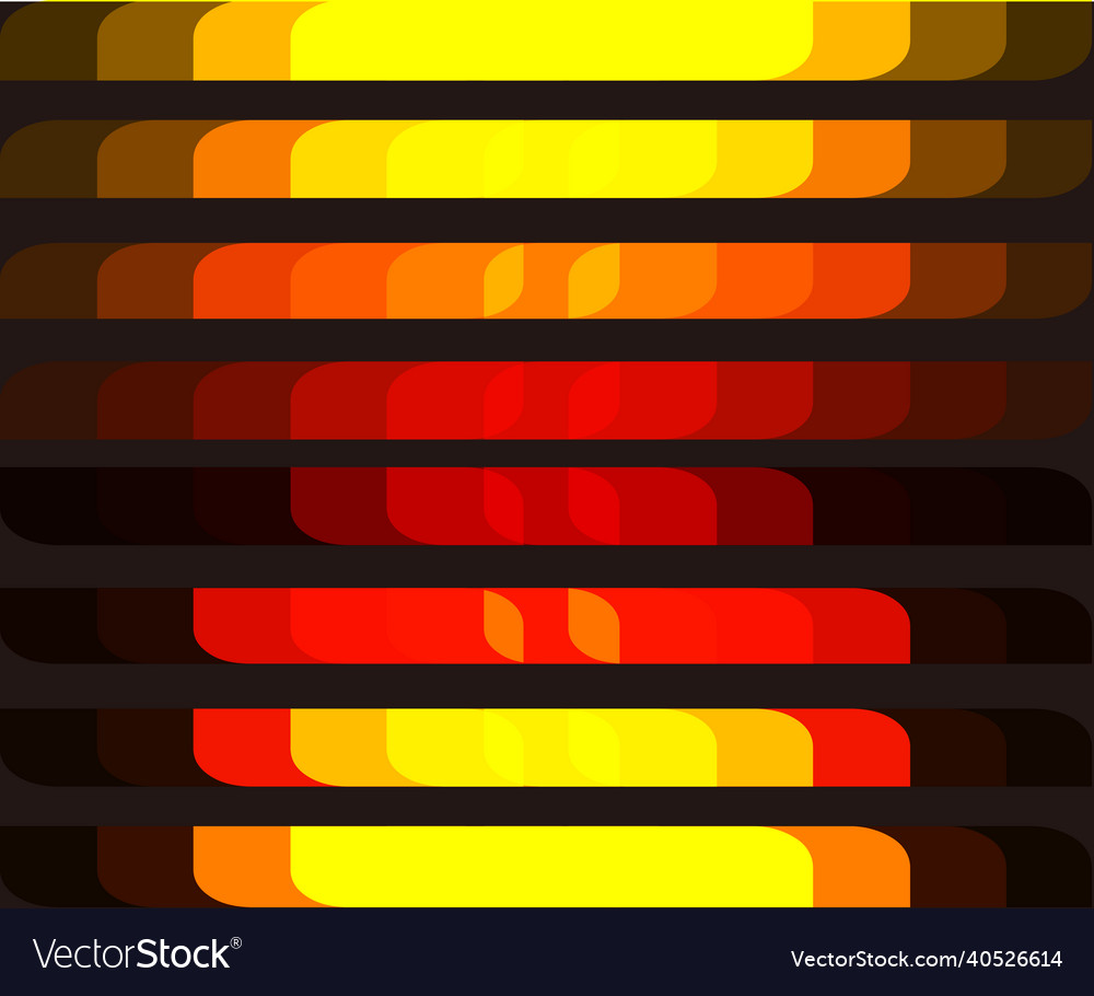 Background with horizontal color cells vector image Background with horizontal color cells