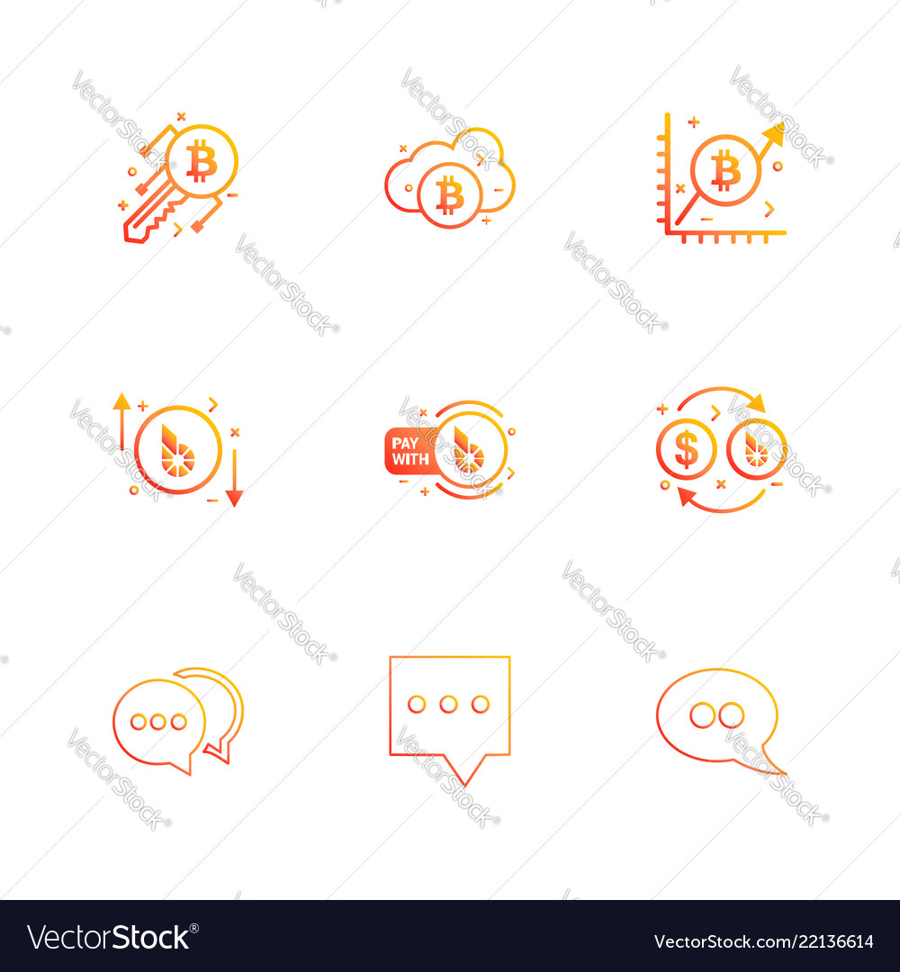 Bit coin key crypto currency cloud graph
