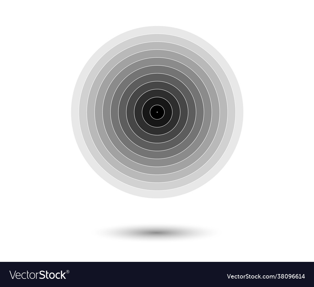 Concentric circle elements element for graphic