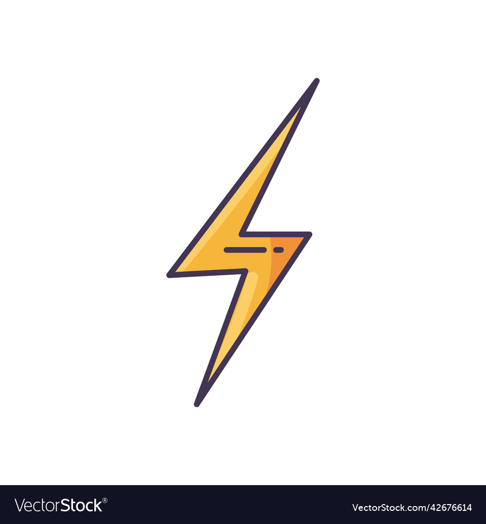 Flat golden thudner design