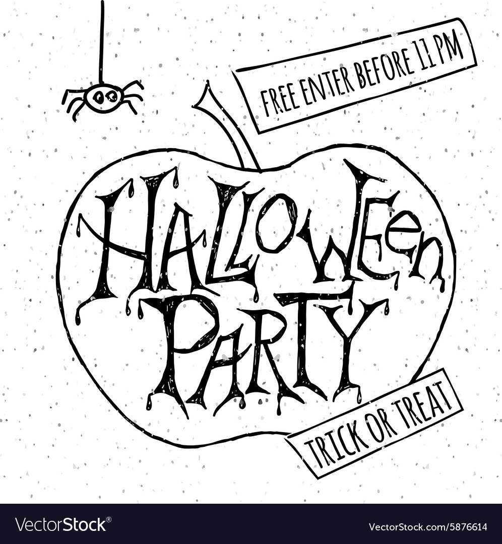 Happy halloween party poster