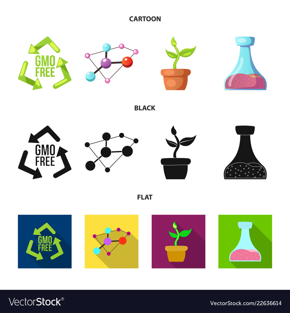 Isolated object of and logo set s vector image Isolated object of and logo set s