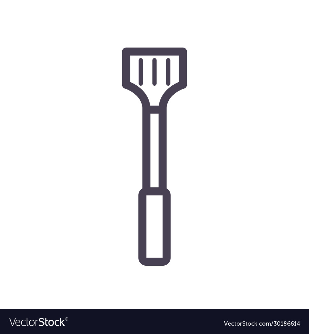 Isolated spatula gradient style icon design