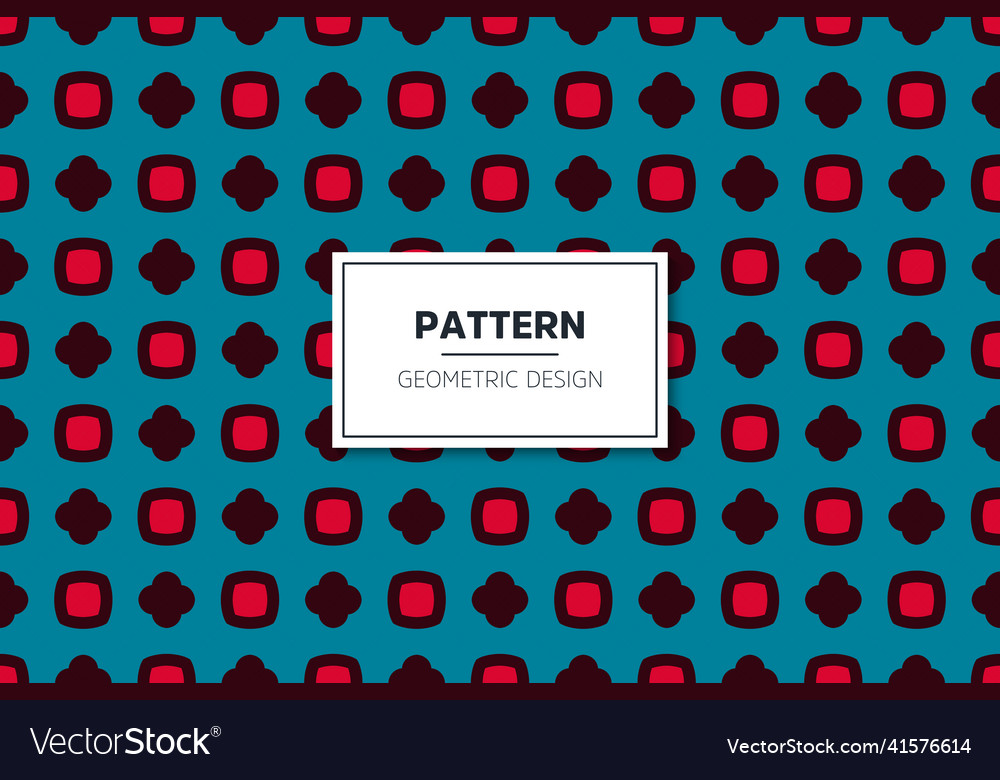 Seamless pattern with geometric colorful art Vector Image Seamless pattern with geometric colorful art
