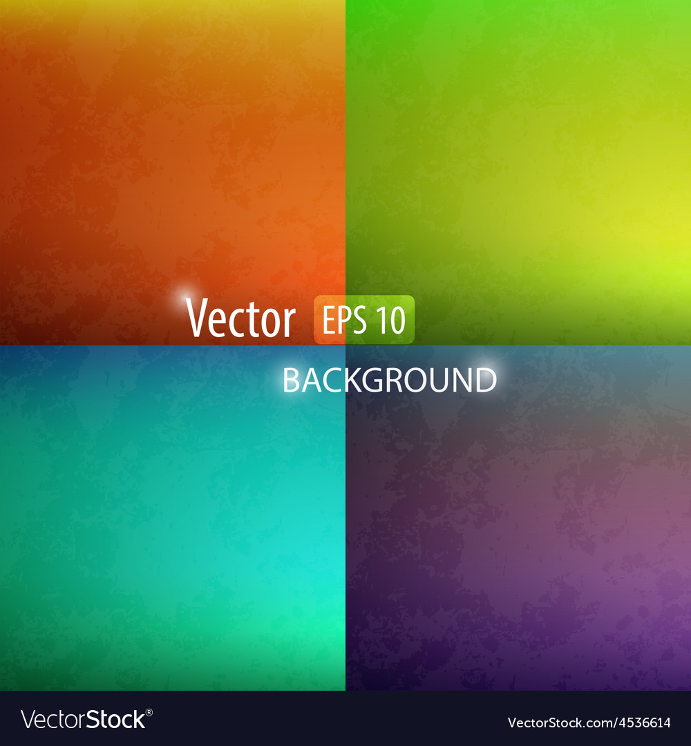 Smooth abstract colorful backgrounds set