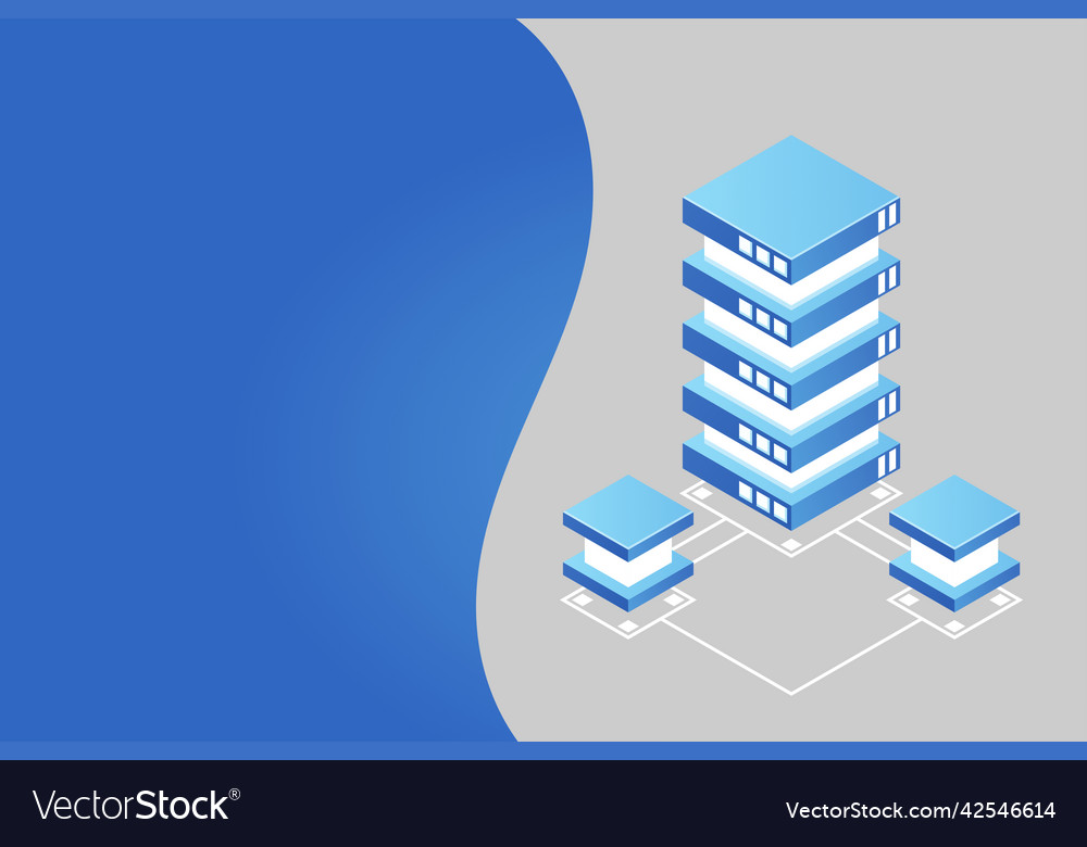 Transfer of user data to the server flow vector image Transfer of user data to the server flow