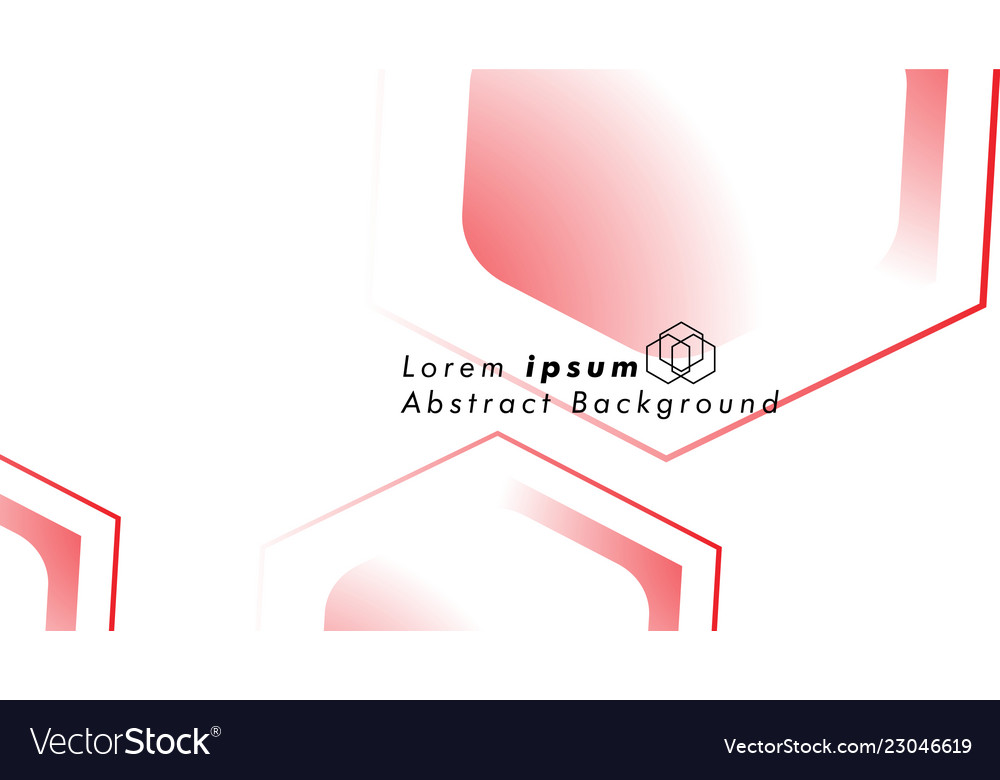 Abstract background concepts of hexagon shapes Vector Image Abstract background concepts of hexagon shapes
