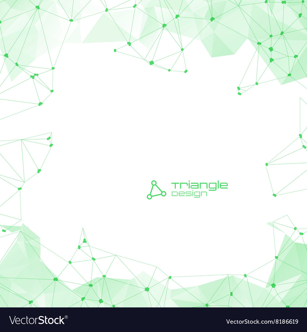 Abstract triangular background