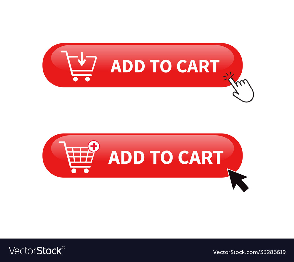 Add to cart icon vector image Add to cart icon